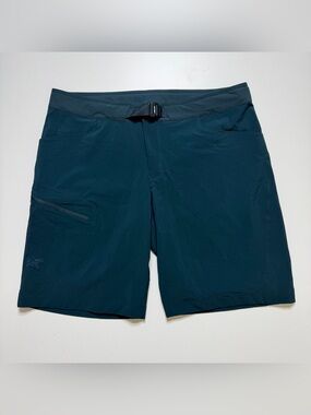Arcteryx Lefroy Nylon Technical Shorts Mens W38 Turqoise Green Adjustable